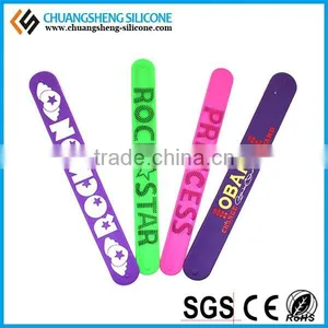 2016 Hot Selling Wholesale Kids Charm Slap Magnetic Silicone Bracelet Charming Wristband Popular Wrist Decoration thumbnail-4