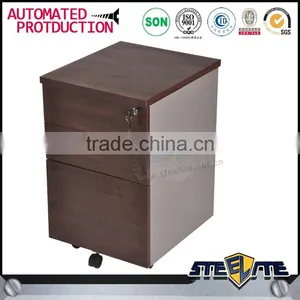 3 Drawer Lockable Nightstand Drawer Cabinet / Mobile Pedestal Cabinet thumbnail-2