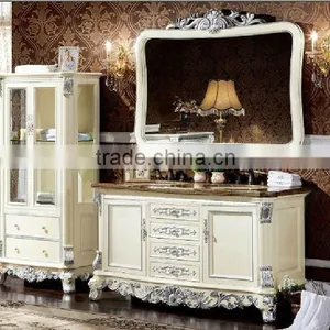 French Custom Bathroom Cabinet,Soild Wood Bathroom Cabinet,Elegant Design Bathroom Cabinet;Bathroom Furniture(BF08-4015) thumbnail-1