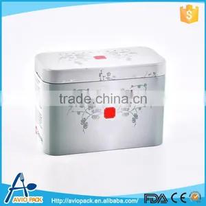 Durable Aviopack 15.4*7.9*10.7cm Rectangle Metal Tin Box for Sundries thumbnail-1