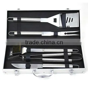 BQ-0073 5pcs Hollow Handle Stainless Bbq thumbnail-1