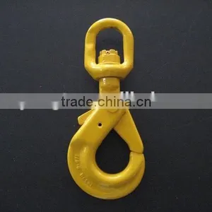 2015 Reliable G80 Rigging European Forged Self Locking Swivel Safety Hook thumbnail-3