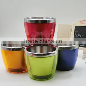 Hot Sale 1.0L Colored Small Stainless Steel Ice Buckets for Bar thumbnail-4
