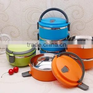Round Stainless Steel and PP Material Food Container With Competitive Price thumbnail-6