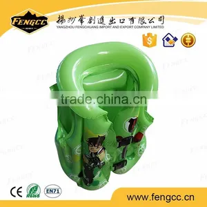 EU Market Colorful Inflatable Floating Colorful Phthalate Free Children Swimming Jacket thumbnail-1