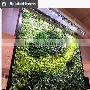Indoor Plastic Plant Walls Artificial Green Wall Artificial Plant Walls thumbnail-4