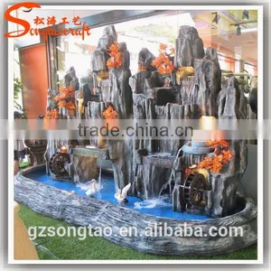 Factory Garden Warterfall Price Fiberglass Outdoor Resin Fountains Interior Water Fountains thumbnail-3