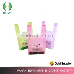 Latest Design Hot Sale Colorful Plastic Shopping Bag Wholesale thumbnail-3