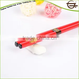 Red Organic Wood Wedding Chopstick Gift In Chinese thumbnail-1