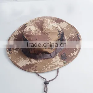 Special Outdoor Caps Camouflage Breathable Mesh and Circle Border Wind Sun Hat the Fisherman Cap Cap thumbnail-4
