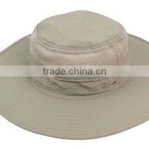 New Fashion Unisex Adult Wide Brim Mesh Fishimen Hat thumbnail-2