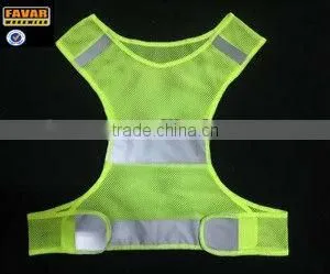 Fluorescence Reflective Tapes Hi-vis Summer Men's Mesh Vest thumbnail-1