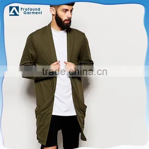 Wholesale Mens Long Cardigan Sweater Pockets thumbnail-1