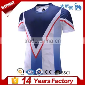 100% Polyester Digital Sublimation Printing Cheap Soccer Jersey thumbnail-5