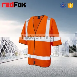 With Pocket High Visibility Reflective el Safety Vest thumbnail-6