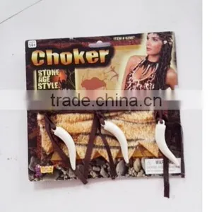 Stone Age Style , Choker, Head Band , Bracelet, Earrings thumbnail-1