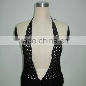 Cotton Crochet Lady's Summer Bikini Top thumbnail-1