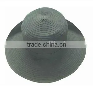 Ribbon Bucket Hats With Roll Brim thumbnail-1