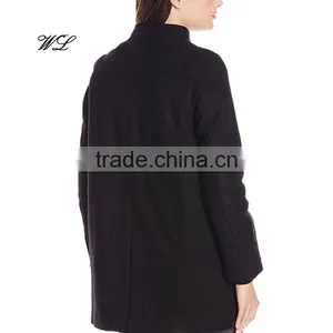 Custom Winter Plain Wool Utility Hooded Coat and Jacket thumbnail-3