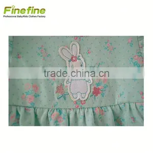 Hot Sale Beautiful Cotton Kids Baby Rompers Oem Sets thumbnail-5