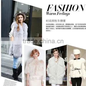 2017 New Faux Fox Fur Vest Coat Sleeveless Thick Warm Solid Regular Fashion Fur Vest For Female Winter Waistcoat Fpc- 466 thumbnail-3