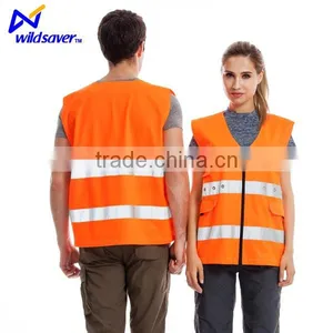 Sanitation Wear LED High Visibility Reflective Vest Clothing thumbnail-1