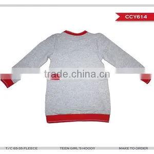 2015 Wholesale Fall/winter T/C Fleece Boutique Girl Sweatshirt Designs thumbnail-3