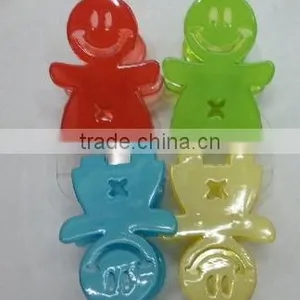 Transparent Colored Plastic Clip thumbnail-1