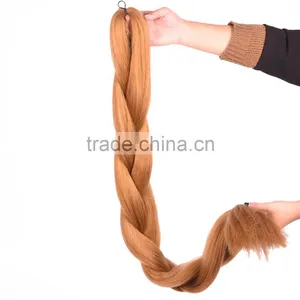 Xuchang Factory Wholesale Crochet Braid Hair, Free Sample Yaki Jumbo Hair Braids thumbnail-1
