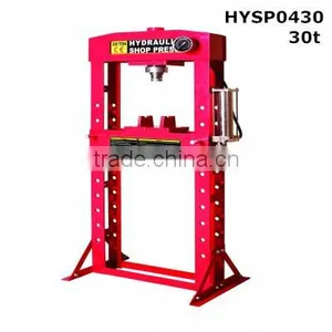 30T Pneumatic Shop Press With Gauge thumbnail-1