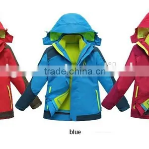 Kid Water Resistant Jacket With Polar Fleece Removable Liner thumbnail-1