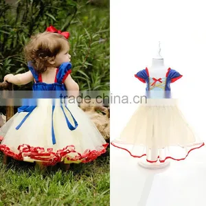 Lttile Girls Snow White Cosplay Dress Princess Costume thumbnail-1