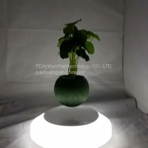 360 Roating Magnetic Levitate Floating Flying Air Bonsai Plant Pot thumbnail-4