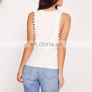 Custom Clothing Manufacturers Bulk Wholesale Plain White Crop Tops thumbnail-4