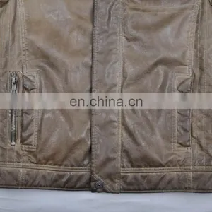 2016 Manufacture Latest Fashion Mens PU Jacket thumbnail-6