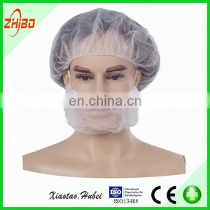 Disposable White Nylon Hairnet Cap thumbnail-1