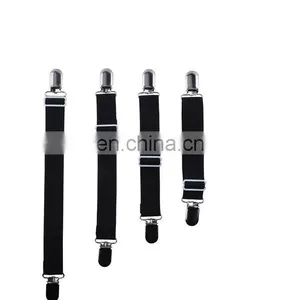 Wholesale Adjustable Heavy Duty Bed Sheet Holders Suspenders(4 Pack) thumbnail-1