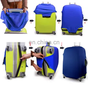 Manufactory Price Suitcase Dust Sleeve Elastic Sleeve Thick Protective Cover With Boarding Pass Card thumbnail-5