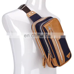 Factory Adjustable Leather Cross Body Bag for Cycling thumbnail-3
