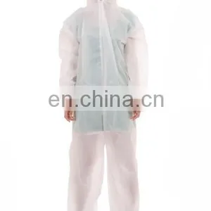 Disposable Non-woven PP Coverall With Elastic Wrists thumbnail-2