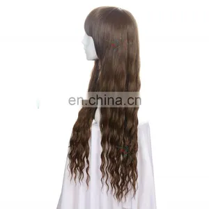 Styler Brand Long Cosplay Wigs 100% Polyester Brazilian Hair Wig for Women, Jewish Wig thumbnail-3