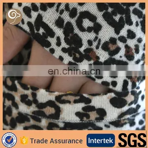 Leopard Printed Wholesale Cashmere Dress Coat thumbnail-5