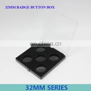 32mmSeries Plastic Empty Gift Packing Boxes Badge Gift Box thumbnail-2
