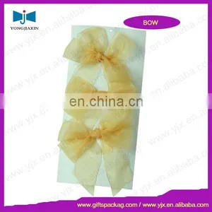 Sheer Chiffon Ribbon Bows,christmas Ribbon Bows thumbnail-1