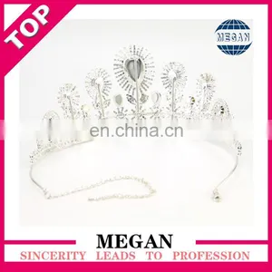 Wedding Jewellery Crystal Tiara Rhinestone Crown Fashion Bridal Wedding Crown thumbnail-3