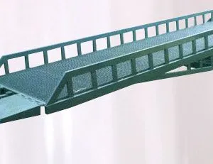 Wheelchair Loading Ramps Blue Red Hydraulic Loading Dock thumbnail-1