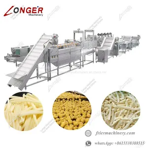 1000 Kg/h Automatic Frozen French Fries Production Line Supplier In China thumbnail-1
