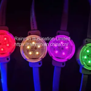 40mm 24v Polycarbonate SMD3535 RGB D40 Dot Light For Building Decoration thumbnail-3