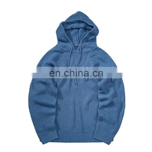 Explosion Amazon Hot Sale With Hood for Men Knitted Sweater thumbnail-5