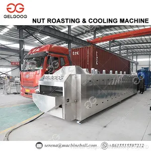 Continous Tunnel Type Hazelnut Drying Equipment/Cocoa Bean Roasting Machine thumbnail-4